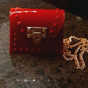 Mini cross body clutch